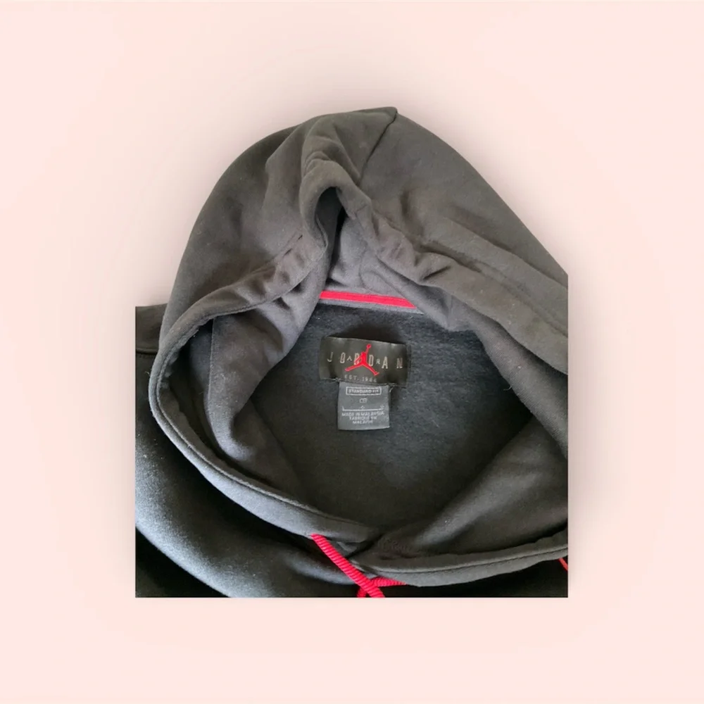 Jordan Hoodie Men’s L Air Jordan 1 Shoes Graphic Pullover CA 05553 - Picture 3 of 4